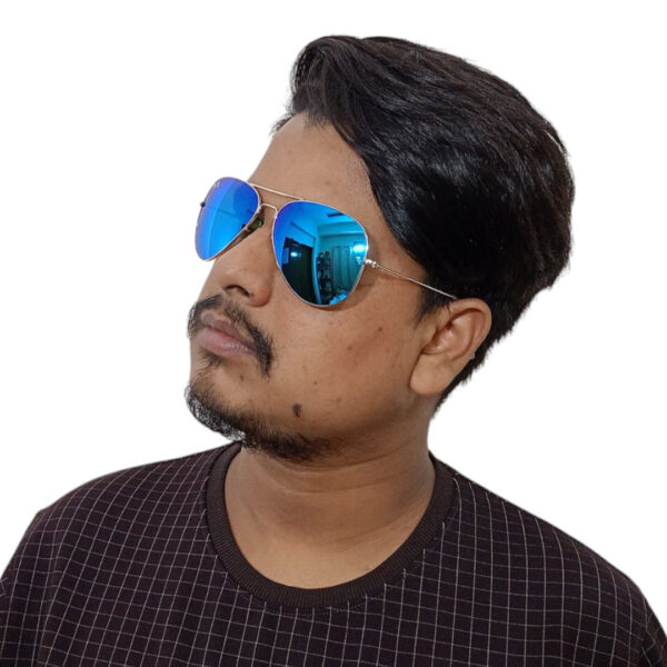 Alternative view of Rayban aviator blue marker sunglasses new