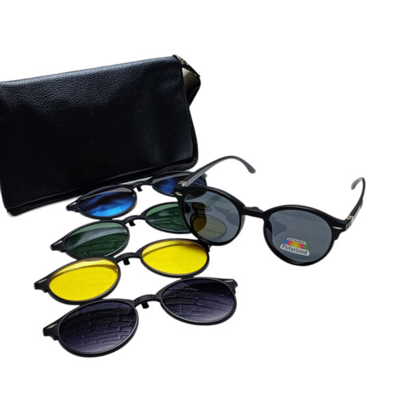 TJ016 six in one sunglasses magnetic clip