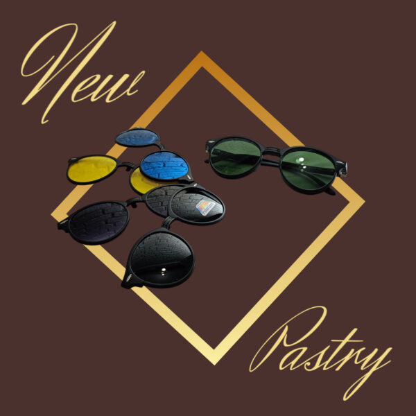Alternative view of TJ016 six in one sunglasses magnetic clip