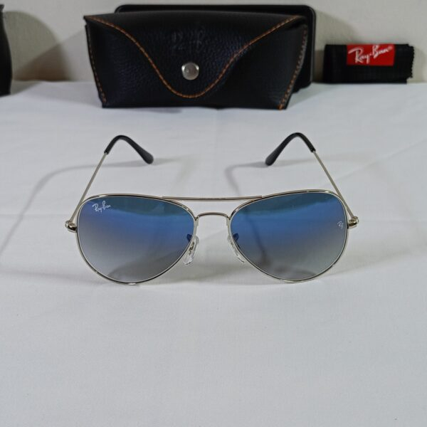 ray ban aviator blue shade sunglasses