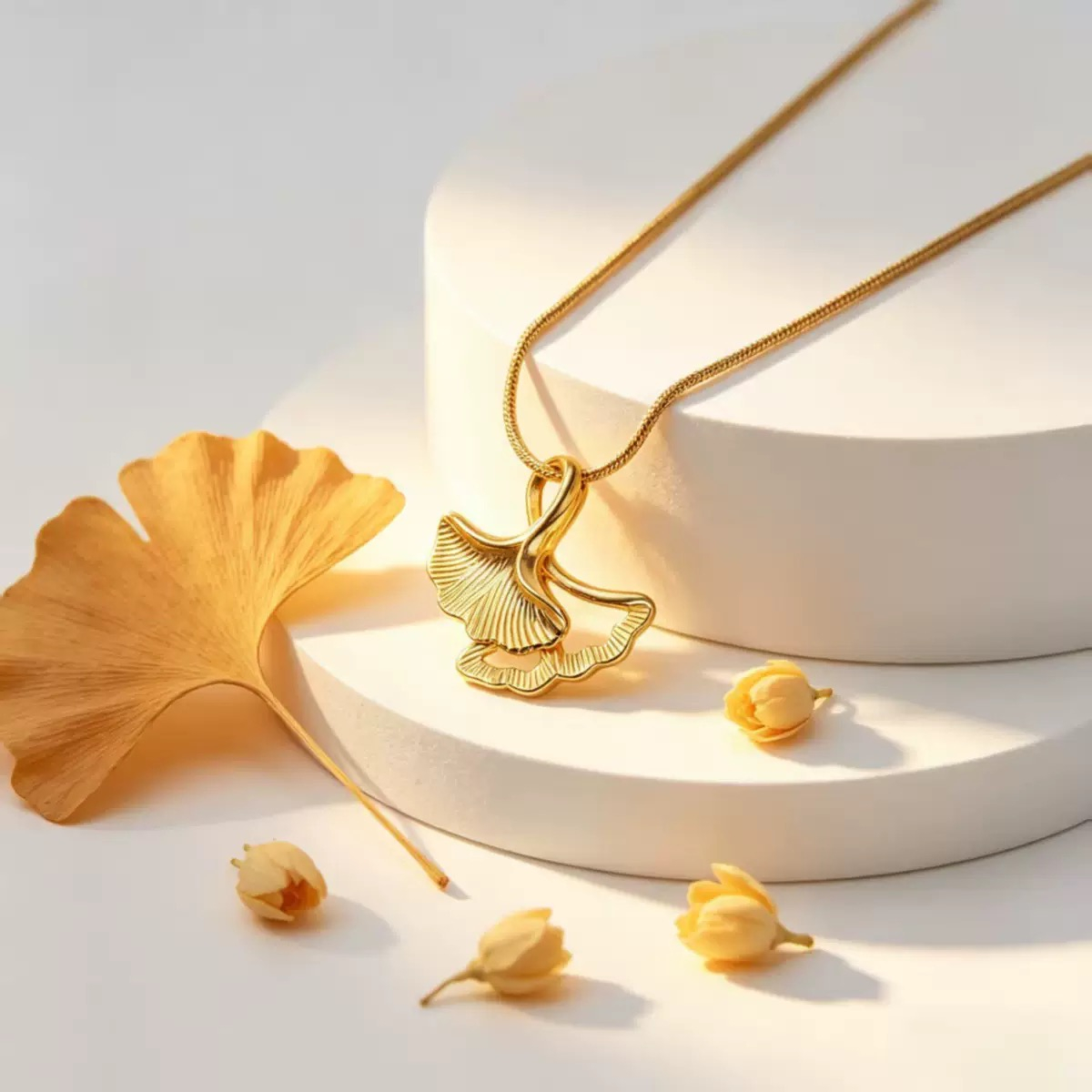 Little Appricot stainless Steel Necklace Nc02 - Image 4