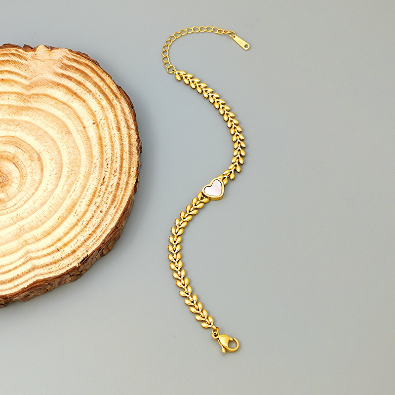 22k gold plated white love bracelet Br10 - Image 2