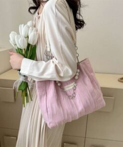 British Style - Casual Backpack for women For College/University or Casual Using With Cute Pendent 🌸