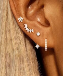 4pcs Gold Earrings set E84