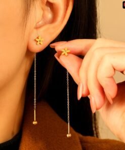 Sui suta earrings flower