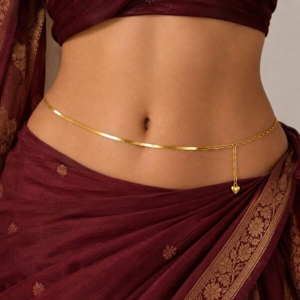 Alternative view of 22K Gold Belly Chain BL-01