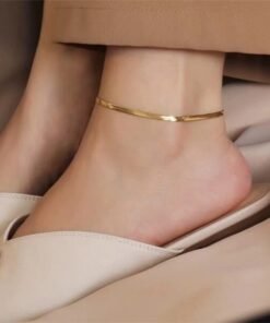 গোল্ড প্লেটেড প্রিমিয়াম স্নেক চেইন পায়েল (১ জোড়া / ২ পিস)