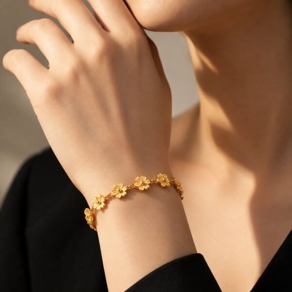 7 Flower Stainless steel Bracelet BR7