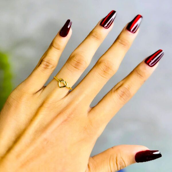 18K Gold Titanium steel ring ri48