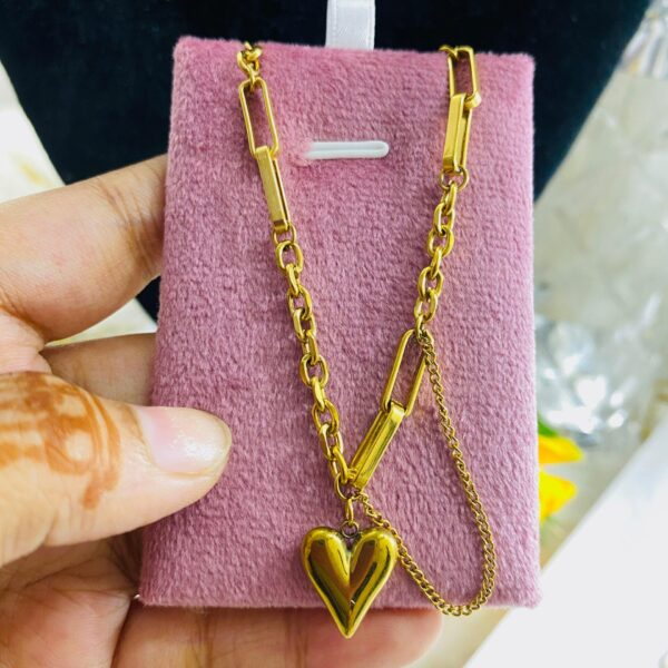 Arrow Love thick chain Stainless Steel Necklace NC114