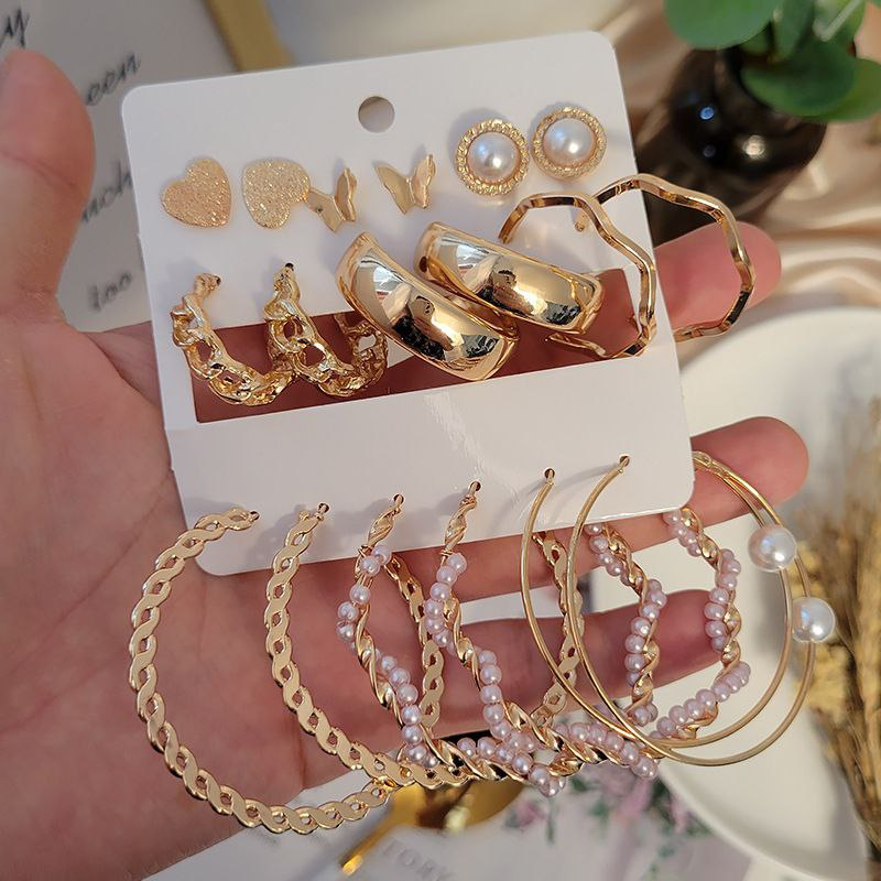 9 pieces Earrings set