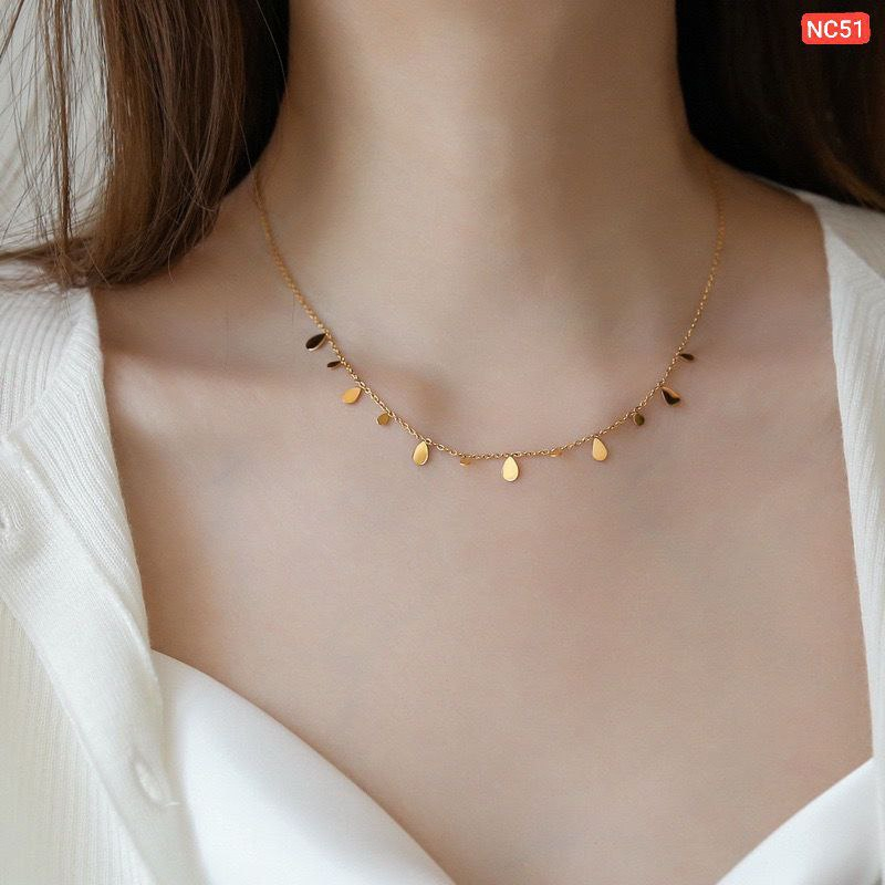 Multi Square Multi Circle Necklace - Image 5