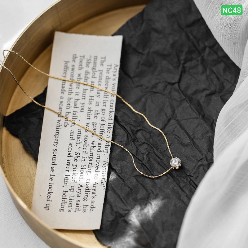 one diamond round neckpice NC48 - Image 3