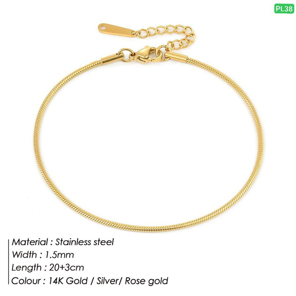 1 chain 18k gold plated Anglet payel( ১ জোড়া) PL38 - Image 5