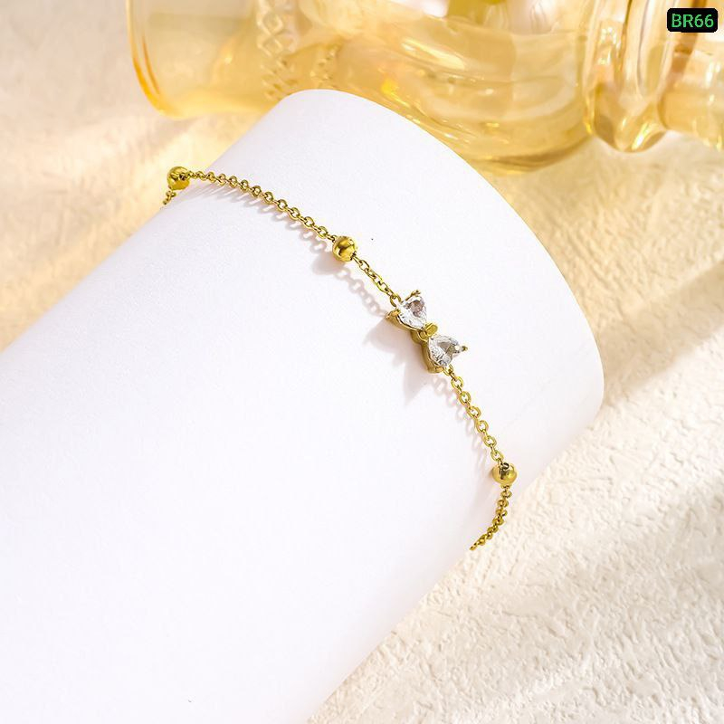 Love Zircon Stone Bracelet (Gold polis) Br66