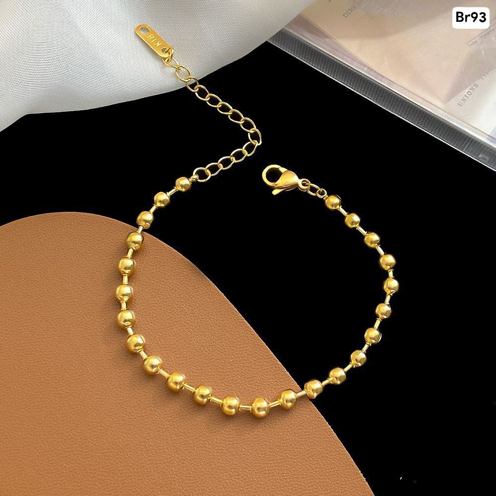 Alternative view of Multi ball stainless steel Bracelet