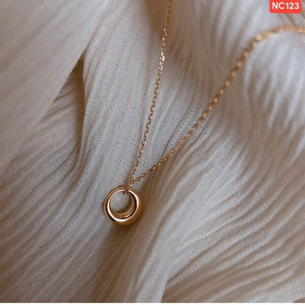 Alternative view of Hollow Coin Neckpiece