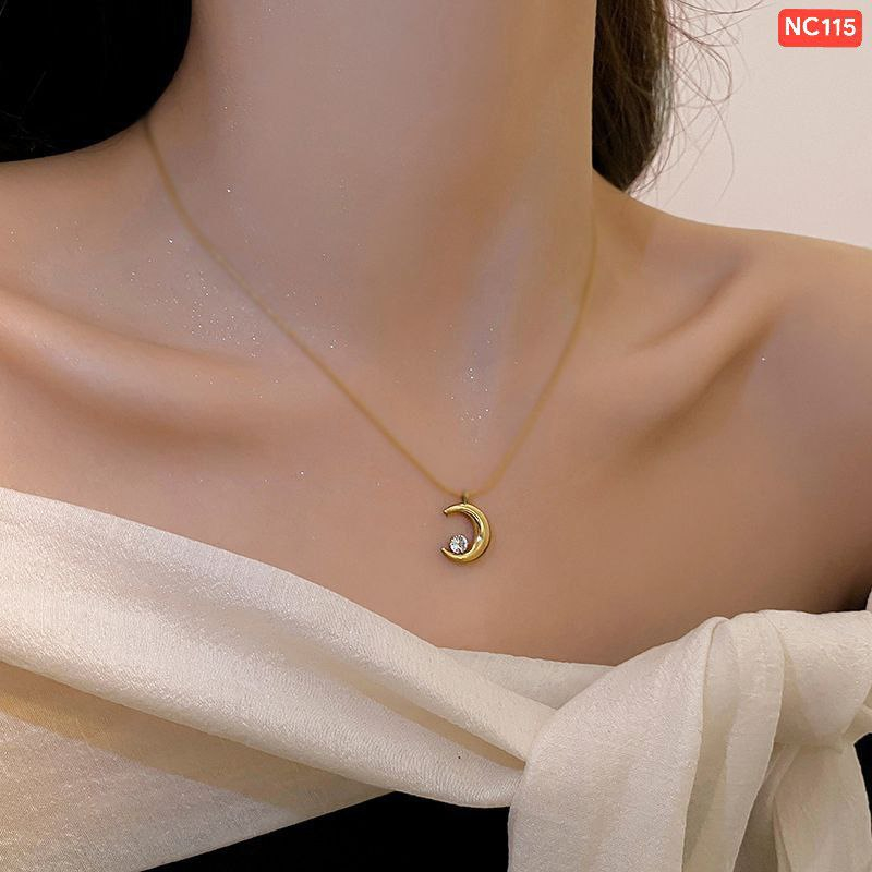 Eid Moon diamond Necklace
