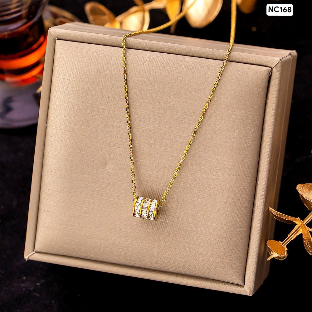 Roller 4 Gold Chip Diamond Necklace NC50C - Image 3
