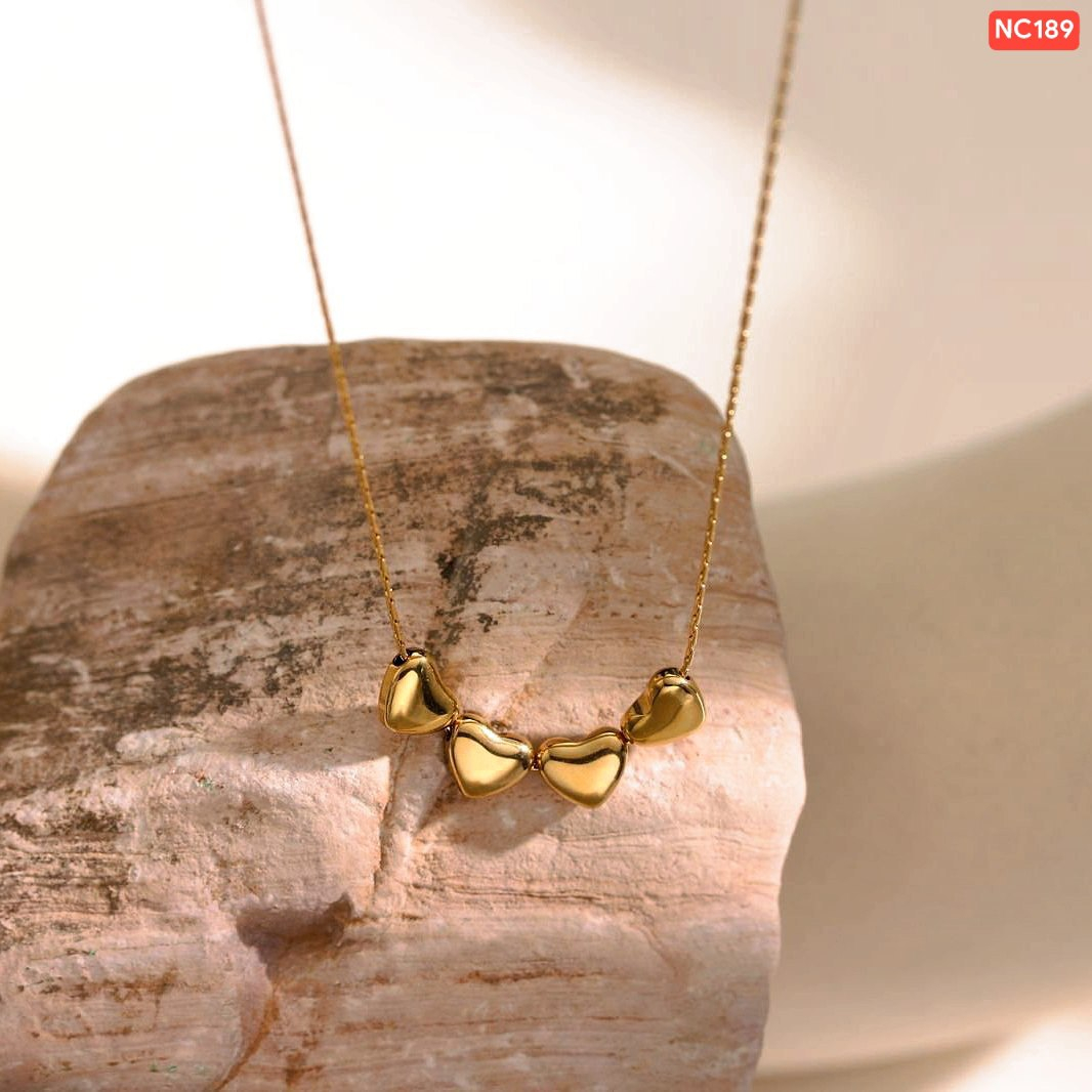 4 Solid Love Stainless Steel Necklace NC189 - Image 3