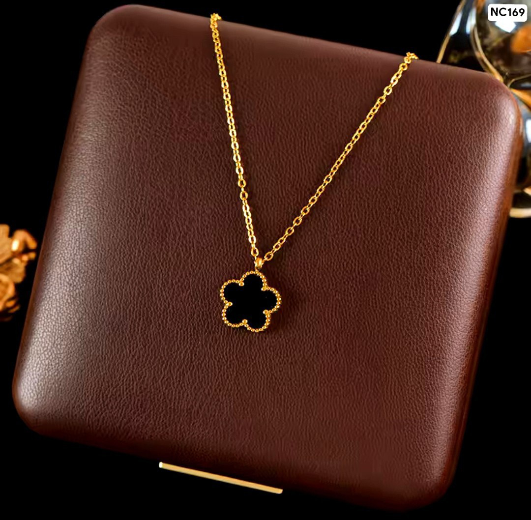 5 web 21K Gold polish necklace NC168