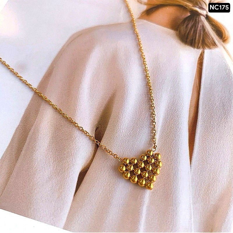 Multi ball Love 18K Gold Necklace NC175 - Image 3