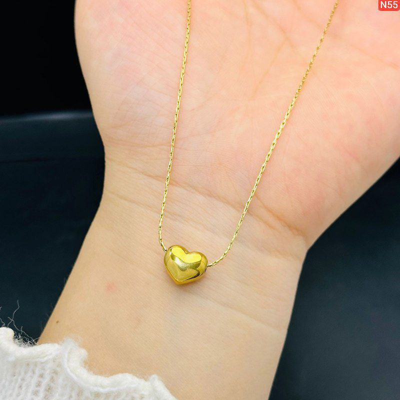 22k Solid mini Love Necklace Nc05 - Image 5