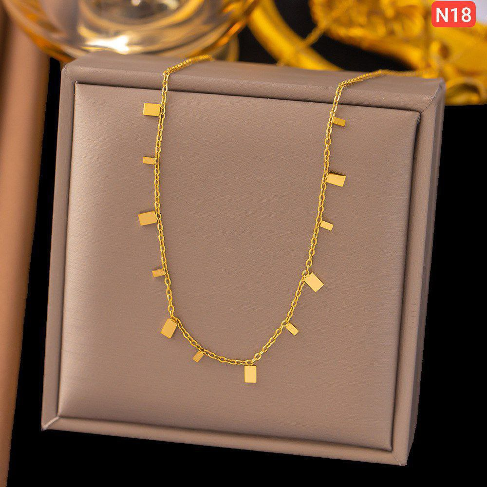 Hogh rectangular Necklace N18