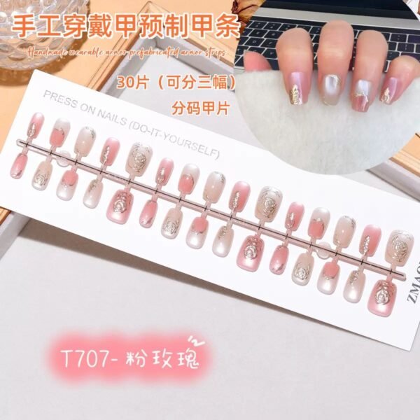 Alternative view of [ 30 Piece ] 100% Waterproof 3D Artwork Artificial Nails ( it's not print ) It's original 3D Work -FKN05