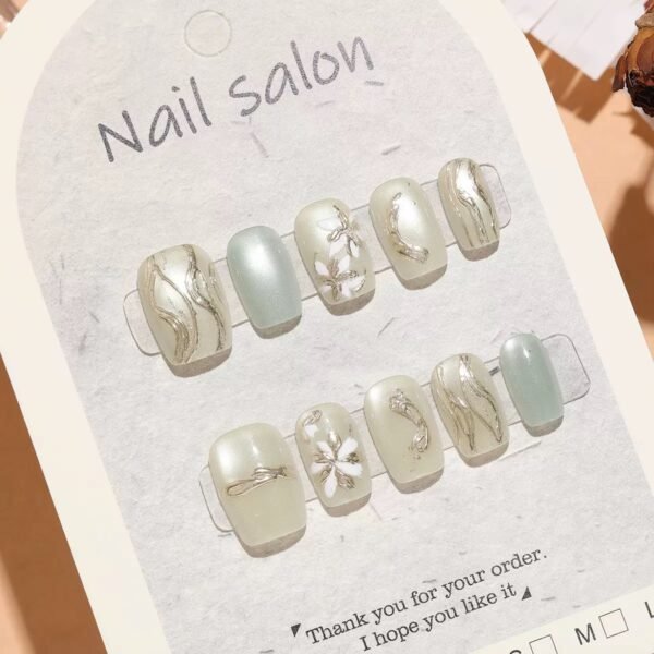 Alternative view of [ 30 Piece ] 100% Waterproof 3D Artwork Artificial Nails ( it's not print ) It's original 3D Work -FKN10