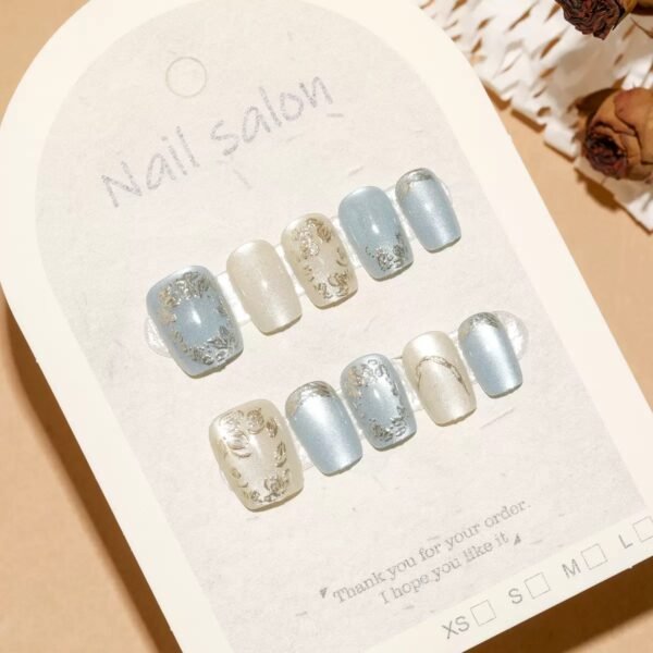 [ 30 Piece ] 100% Waterproof 3D Artwork Artificial Nails ( it's not print ) It's original 3D Work -FKN18 - Image 4