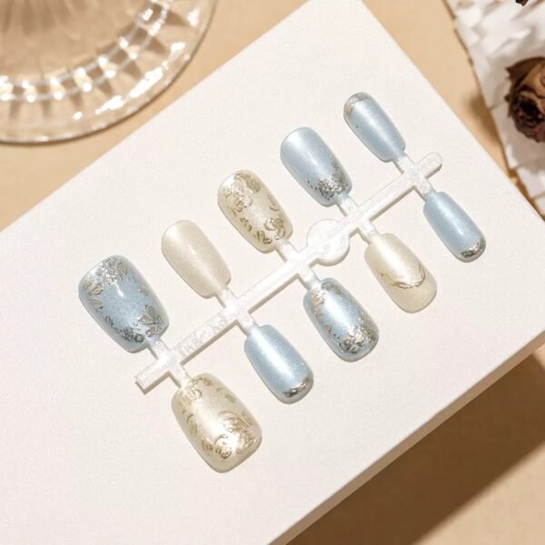 [ 30 Piece ] 100% Waterproof 3D Artwork Artificial Nails ( it's not print ) It's original 3D Work -FKN18 - Image 3