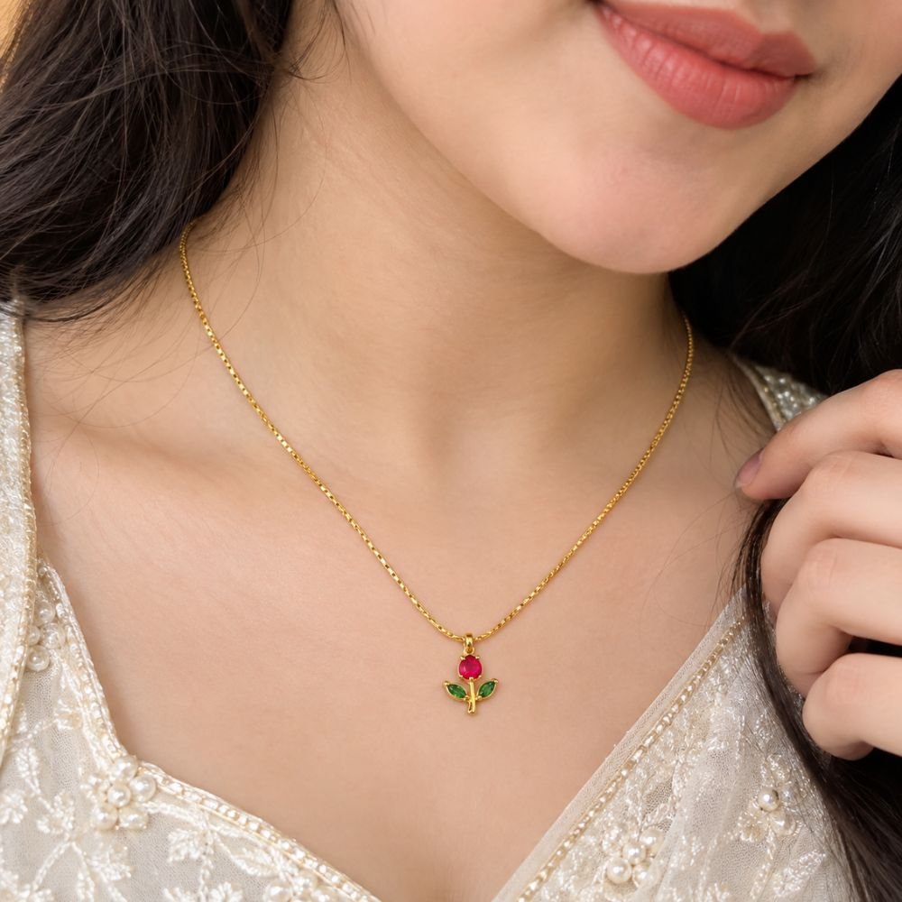Tulip Pendant Necklace đˇ - Image 2