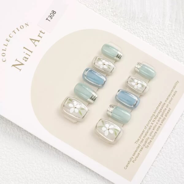 [ 30 Piece ] 100% Waterproof 3D Artwork Artificial Nails ( it's not print ) It's original 3D Work -FKN09