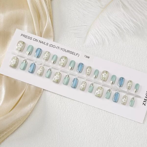 Alternative view of [ 30 Piece ] 100% Waterproof 3D Artwork Artificial Nails ( it's not print ) It's original 3D Work -FKN09