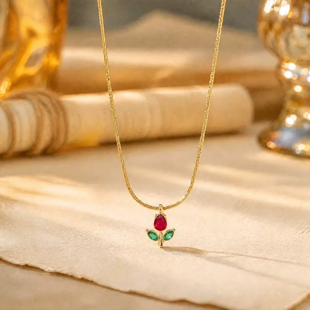 Tulip Pendant Necklace đˇ - Image 5