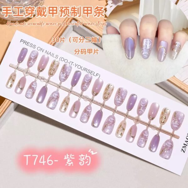 Alternative view of [ 30 Piece ] 100% Waterproof 3D Artwork Artificial Nails ( it's not print ) It's original 3D Work -FKN02